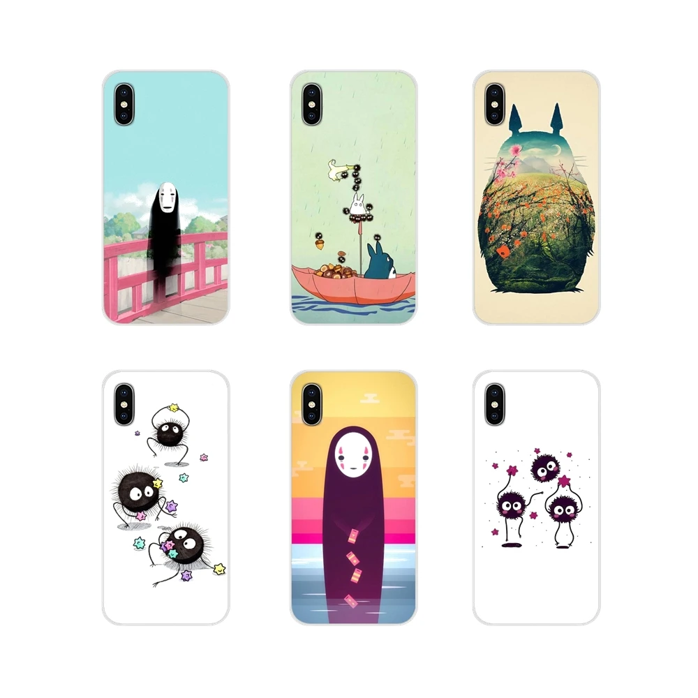 Аксессуары чехлы для телефонов soot sprites & no face Apple IPhone X XR XS 11Pro MAX 4S 5s 5C SE 6S 7 8 Plus ipod touch 5