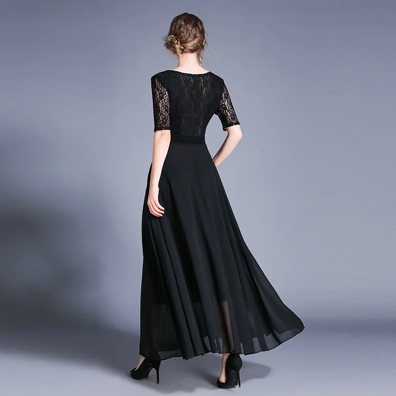 

Spring New fashionable dress temperament slim long pendulum chiffon skirt