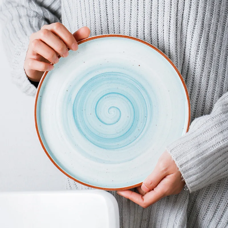 1 шт. 9 дюймов дизайнерская обеденная тарелка в виде макарона красочная