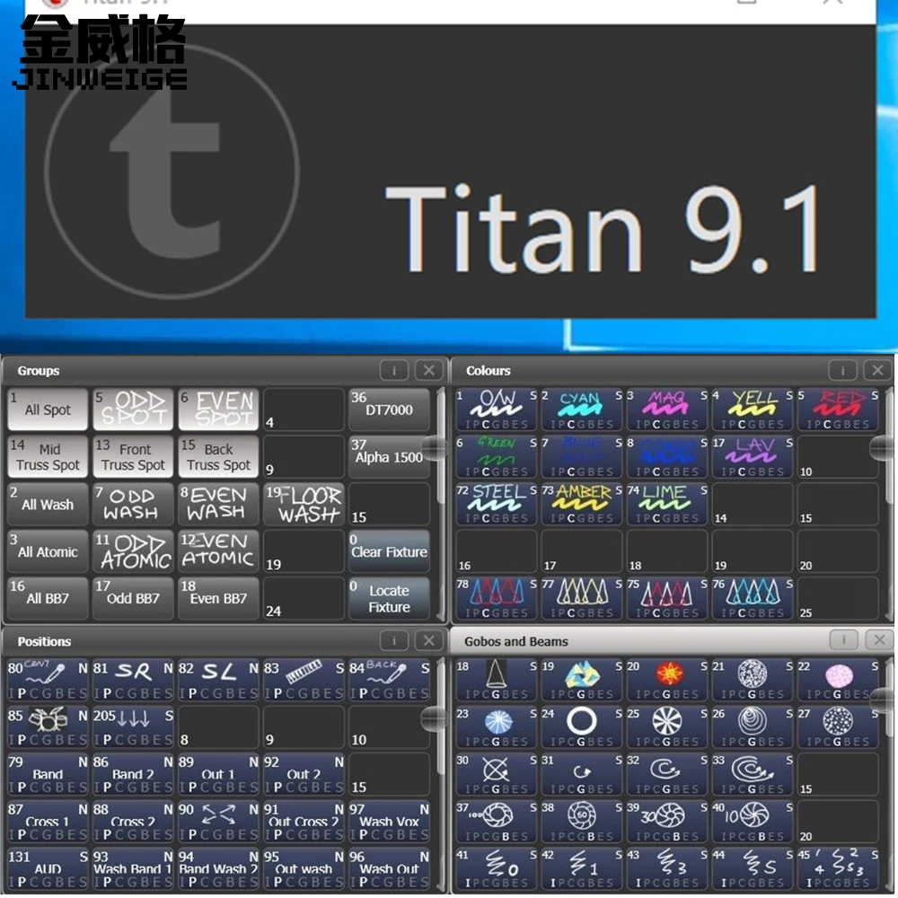 Dmx контроллер Titan One 9 1 или 11 0 сенсорный Тигр экран сценический светильник консоль