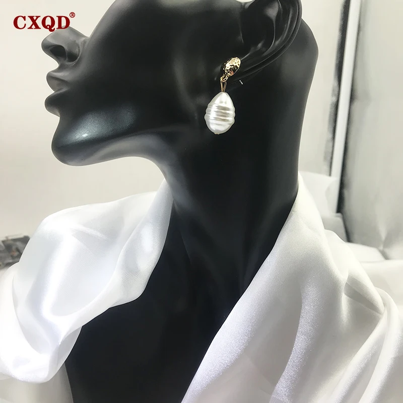 CXQD винтажный минималистичный богемный Комплект сережек для женщин с имитацией