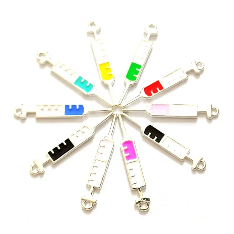 

30pcs Injector charms for women DIY jewelry accessories D034