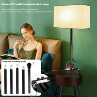 Floor lamp table lamp dual purpose Temperatures Floor Lamp with Adjustable Gooseneck Dimmable for Reading Bedroom