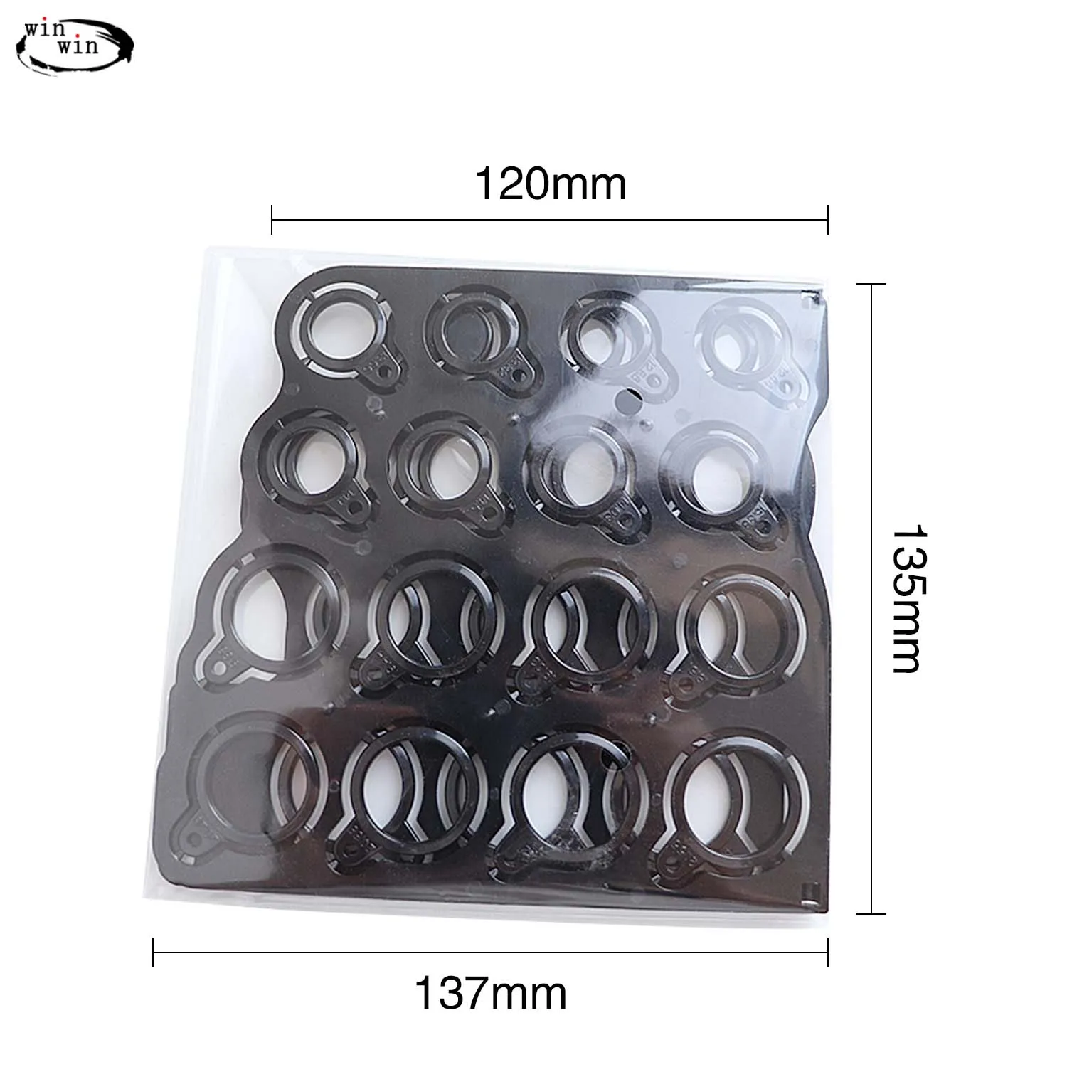 

1Pcs Plastic Measuring Card for Finger Size Measurement Us Ring Measuring Card American Standard Tape Diameter