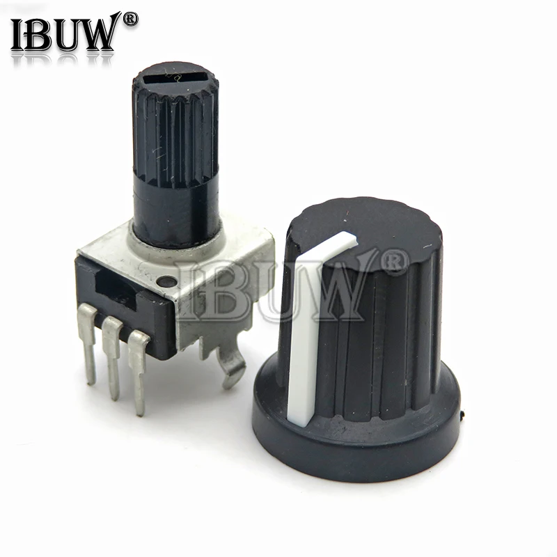 5 пар = 10 шт. RV09 вертикальный регулируемый резистор 3pin потенциометр уплотнения 1K ~