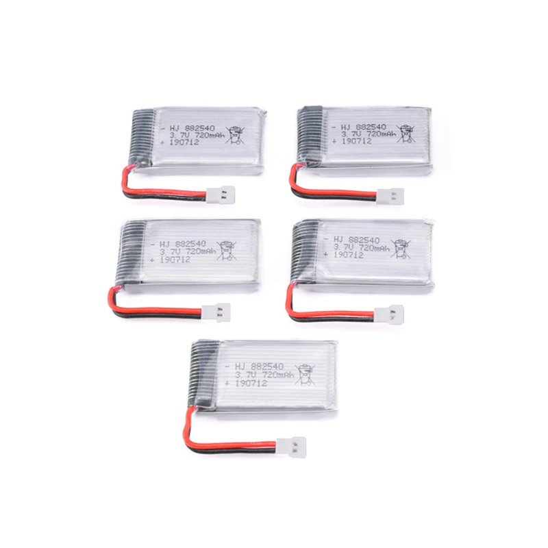 4/5/6 шт. 3,7 V 720mAh литий-полимерный Батарея с Зарядное устройство 802540 для Syma X5C X5SC Skytech M68 MJX X705C яде A8 A9 Feiyue 328 радиоуправляемая модель