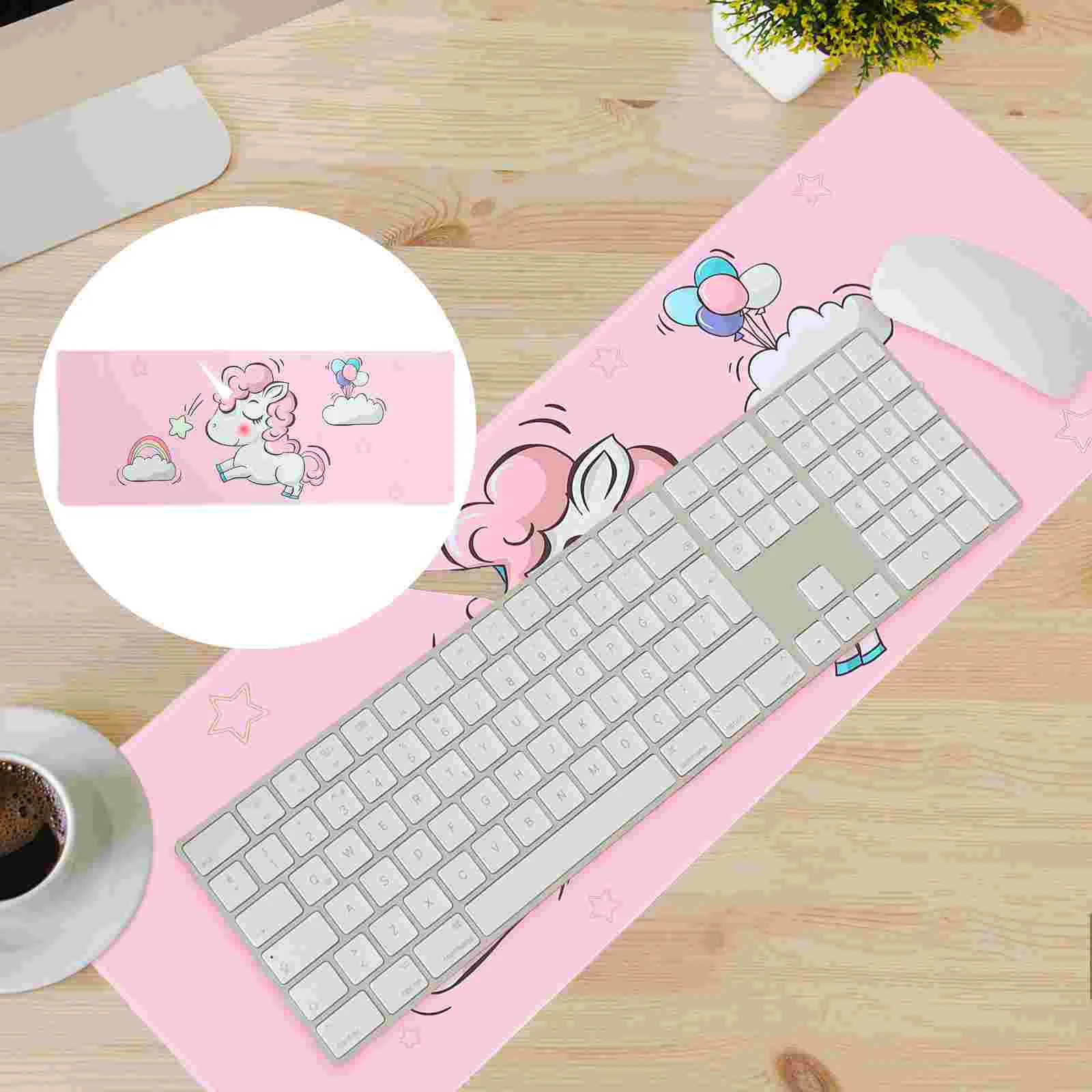 

Pad for Office Home Dormitory Nonslip Pattern Desk Keyboard Mat