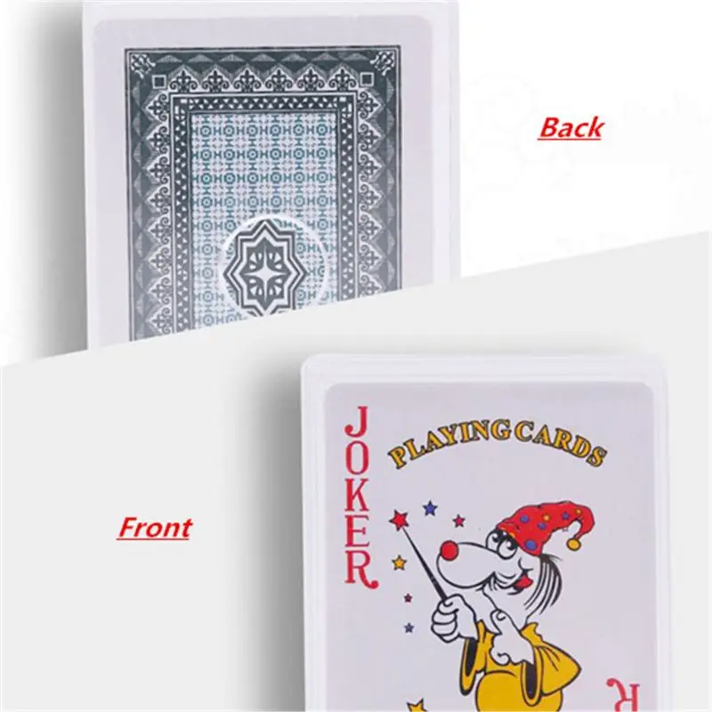 

1 deck Standard Poker Solitaire Classic Magic Tricks Board Game Bar Party Playing Cards