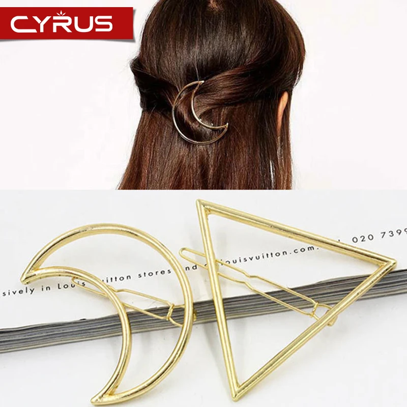 Заколка для волос Геометрическая в винтажном стиле женщин | Украшения и