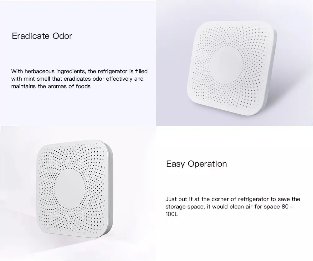 Xiaomi Mijia VIOMI Herbaceous холодильник фильтр для очистки воздуха для овощей фруктовая еда свежая защита для дома