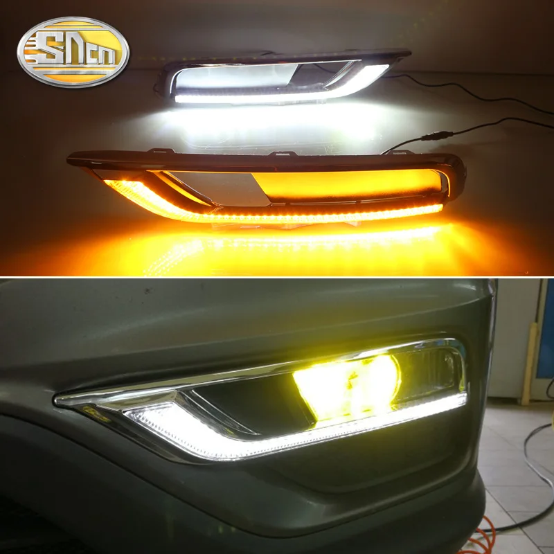 Для Honda CR V CRV 2015 2016 дневной ходовой светильник светодиодный DRL ABS противотуманная