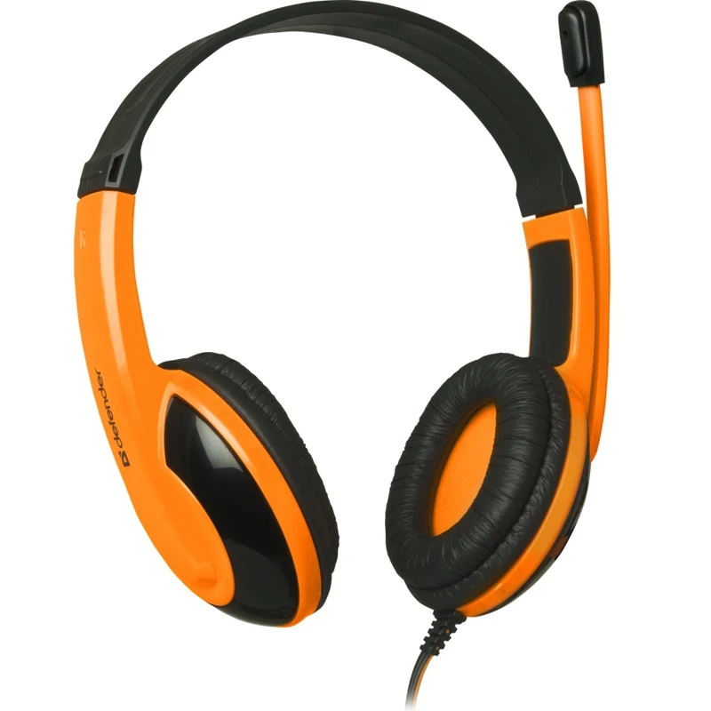 Гарнитура Defender Warhead G-120 black/orange проводная стерео 20-20000 Гц 32 Ом 110 дБ 20-16000 -54 2x mini jack |