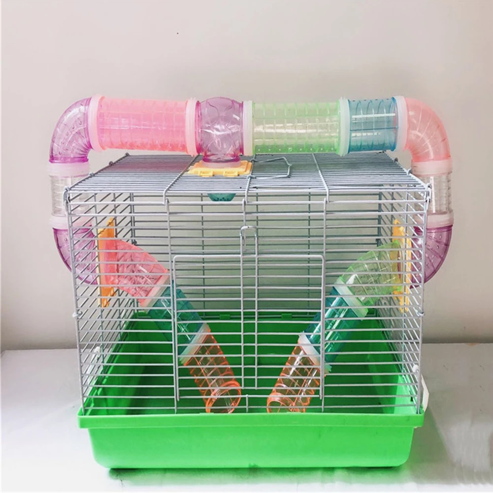 

Hamster Tunnel Cage External Pipe Interface Fitting Hamster Toy Cage Tunnel #WO