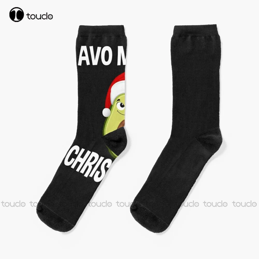 

Рождественские женские носки Avo с надписью Merry Christmas, бейсбольные носки для мужчин, индивидуальные носки унисекс для взрослых и подростков, п...