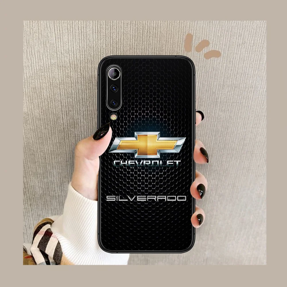 

Chevrolet car Phone case For Xiaomi Mi note 10 A3 9 MAX 3 A2 8 9 Lite Pro ultra black Bumper Silicone Etui Fashion Funda Soft
