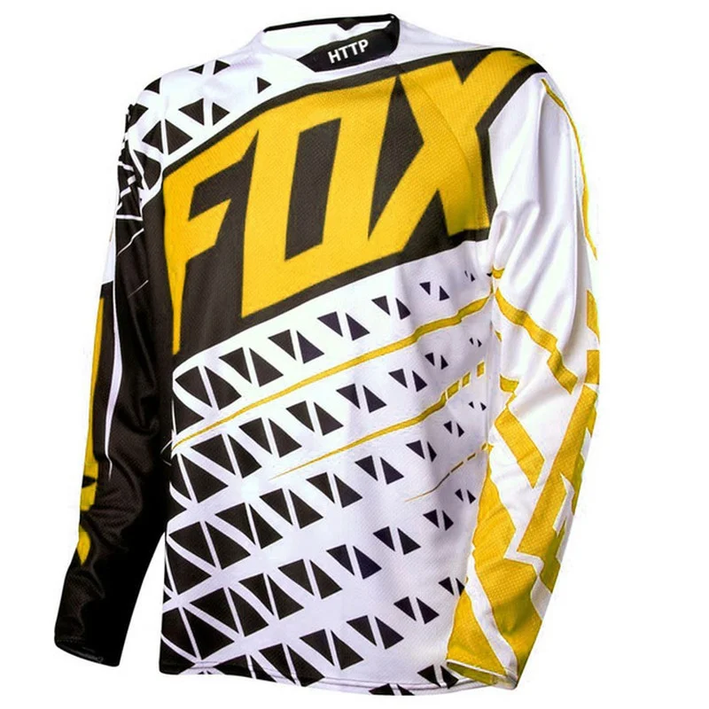 

Motorcycle Mountain Bike Team Downhill Jersey MTB Offroad DH MX Bicycle Locomotive Shirt Cross Country Mountain Bike Jersey