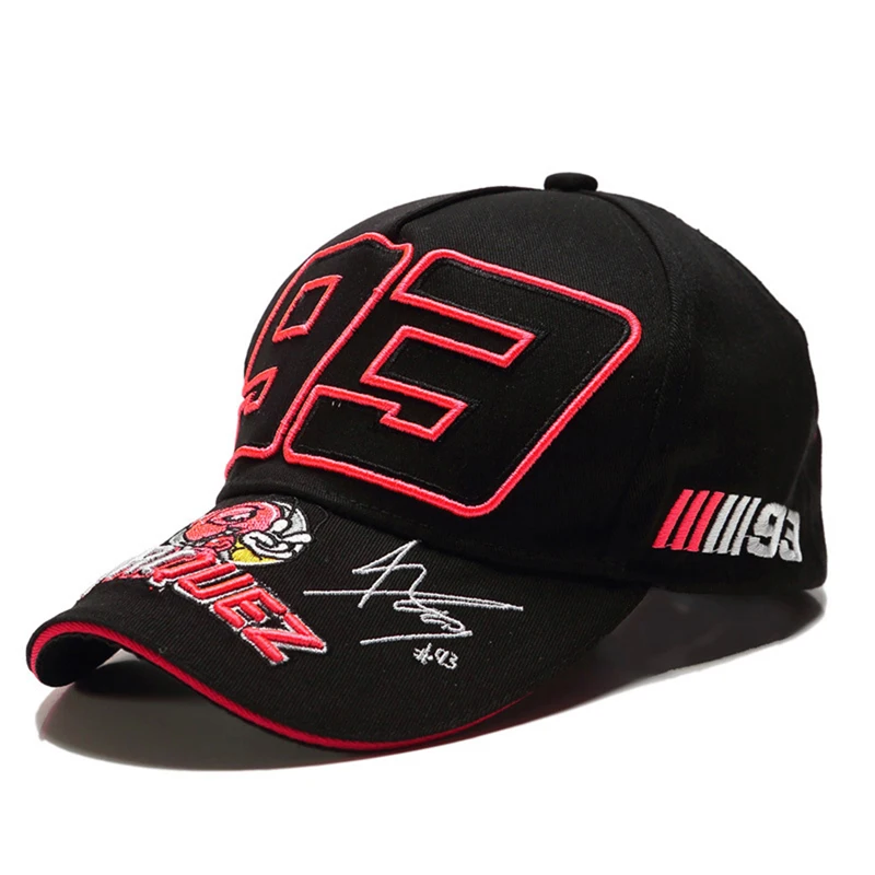 New Arrival Men Women Baseball Cap MOTO GP Car Racing Snapback Embroidery Hip Hop Casual Black Red Trucker Dad Hat Gorras EP0134