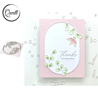 qwell flower circle metal cutting dies for scrapbooking and card making paper embossing craft new 2020 die cuts