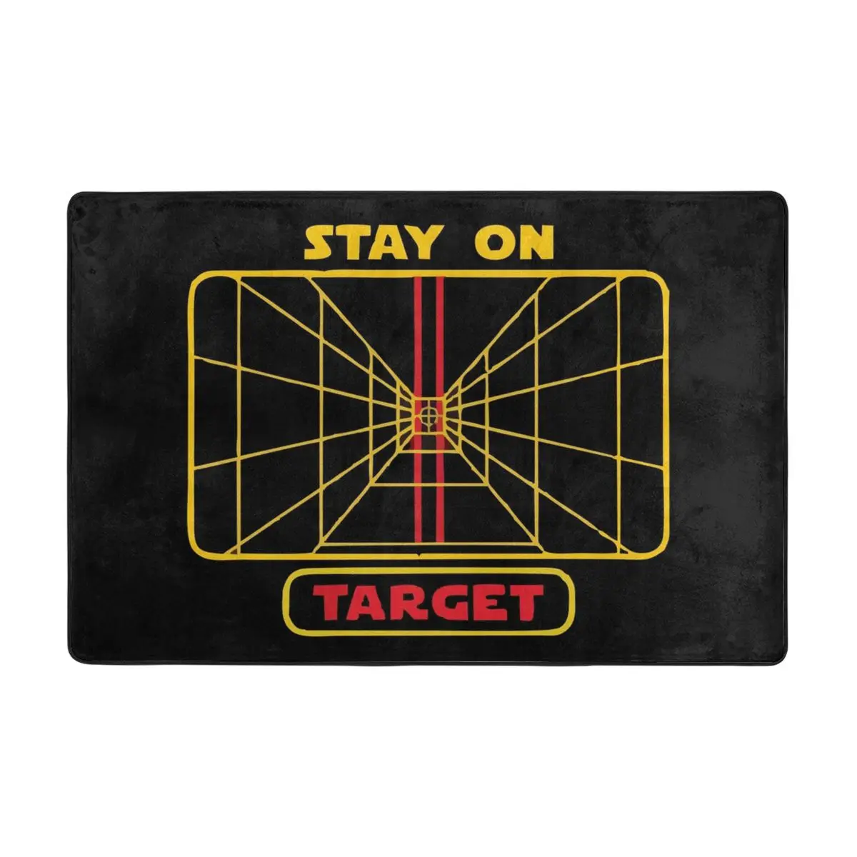 

Stay On Target Doormat Carpet Mat Rug Polyester Non-Slip Floor Decor Bath Bathroom Kitchen Bedroom 60*90