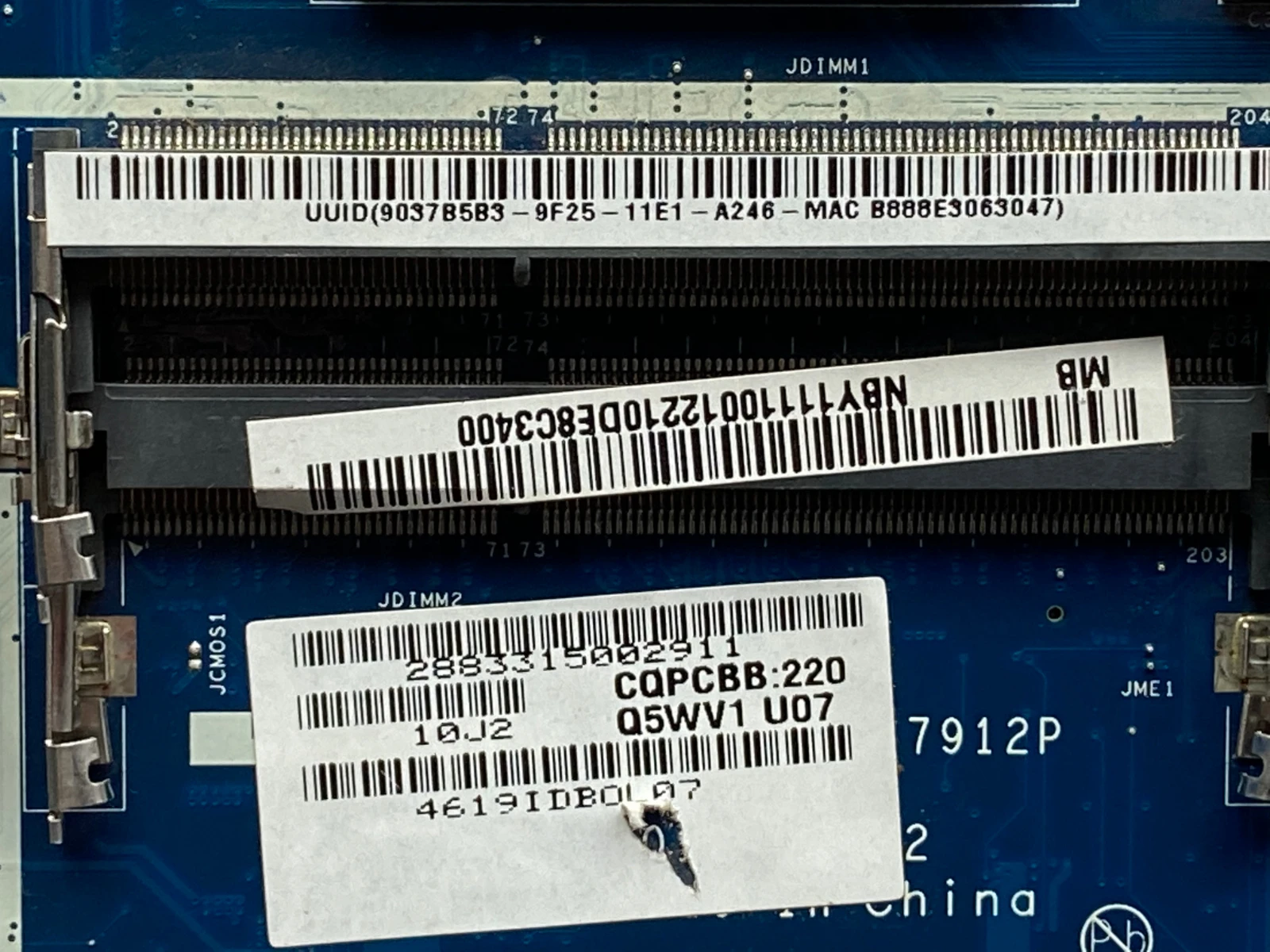Высокое качество NBC0A11001 для ACER NV56R E1-571 v3-571 Материнская плата ноутбука Q5WV1 LA-7912P SLJ8C