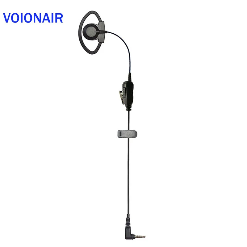 VOIONAIR 10 шт./лот D крюк со Ушные крючки наушники Динамик гарнитуры для Yaesu FT 2DR 3DR 70DR