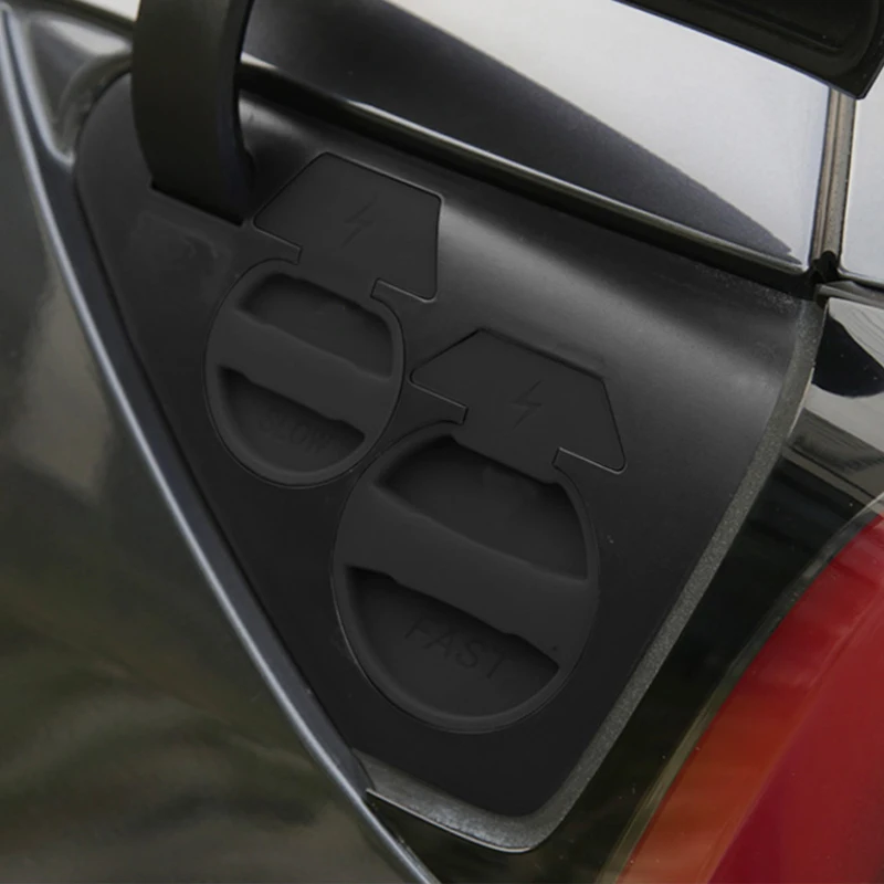 Красная сетка рекомендуемая для Tesla Model 3 порт зарядки левого руля силикагелевый