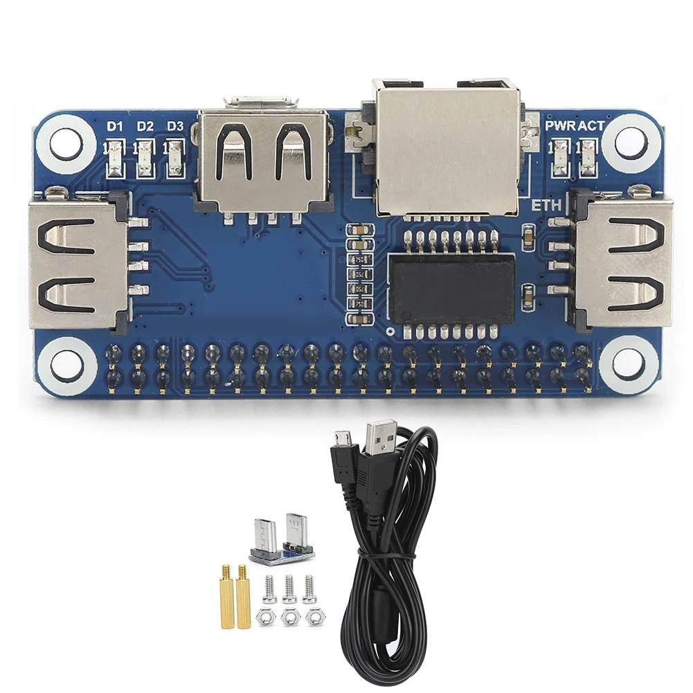 

Expansion Module Hub Splitter Board Electrical Accessory USB to Ethernet RJ45 Network Port