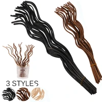 20pcs wavy aroma rattan sticks reed diffuser sticks exquisite diffuser rattan home office portable plant fragrance craft