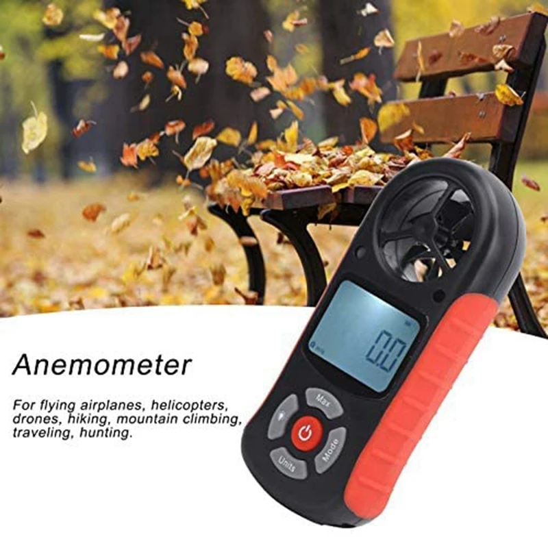 

Altitude Meter LCD Anemometer Altitude Gauge Weather Instrument Professional for Climbing Small Ultra-Light Hiking
