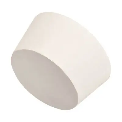 

White Tapered Shaped Solid Rubber Stopper for Lab Tube Stopper Size 15 (68-81mm)