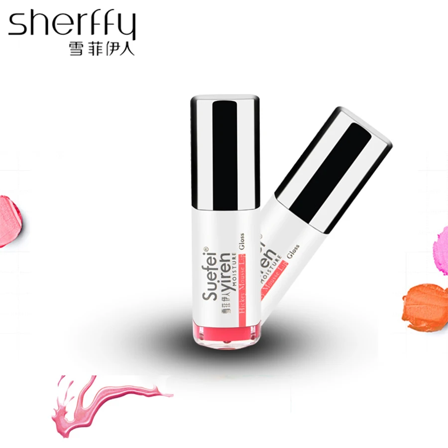 Красно матовый блеск для губ жидкая румяна помада долговечный натуральные