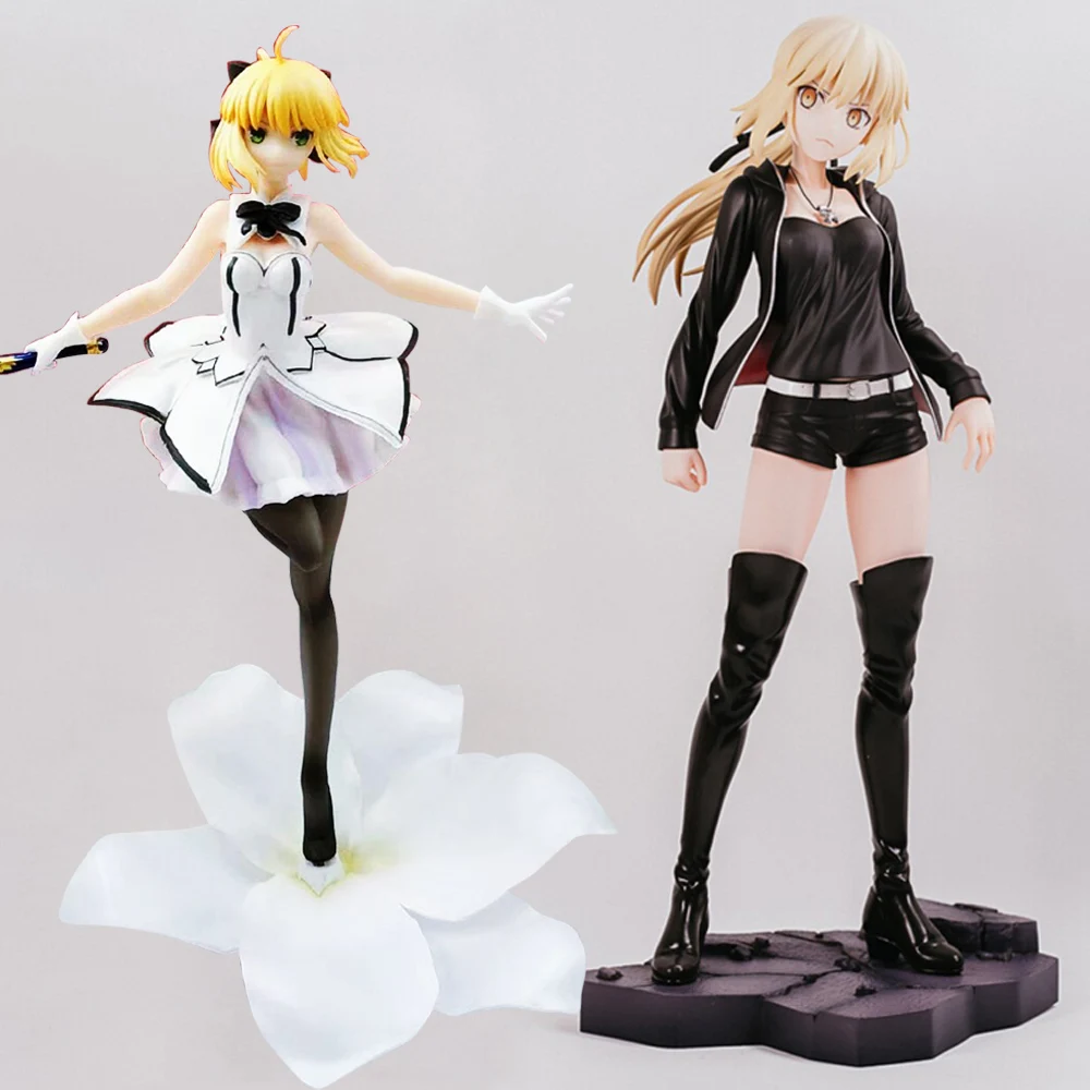 Fate Grand Order, 24 см, саблей, война Святого Грааля, FATE stay night, ПВХ фигурки, игрушки, Аниме фигурки, игрушки для детей