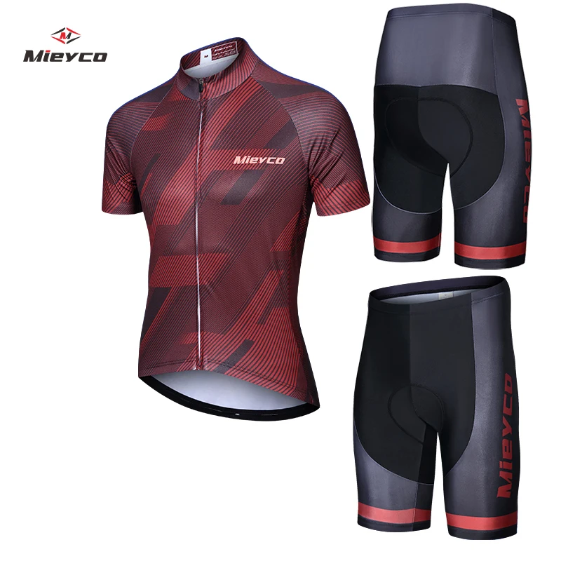 

2022 Men Cycling Set Cycling Jersey Set Road Bicycle Wear Breathable Anti-UV MTB Bike Clothes Cycling Clothing With 20D Gel Pad