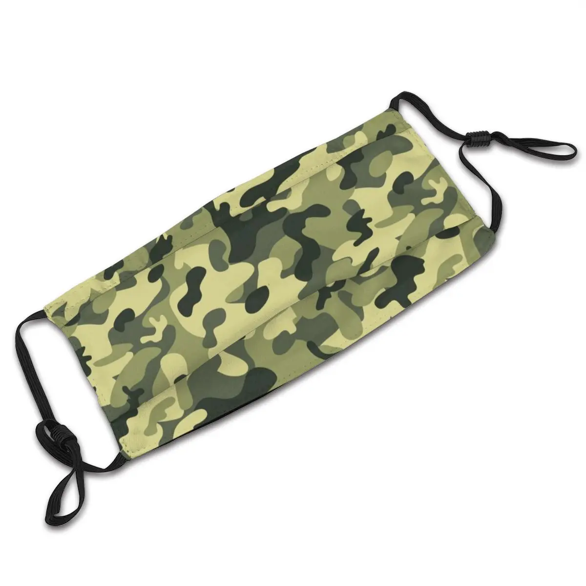 

Awesome Army Camouflage Mouth Mask With Filters Fashion Anti Haze Dust Mouth Protection Cover Mouth Muffle