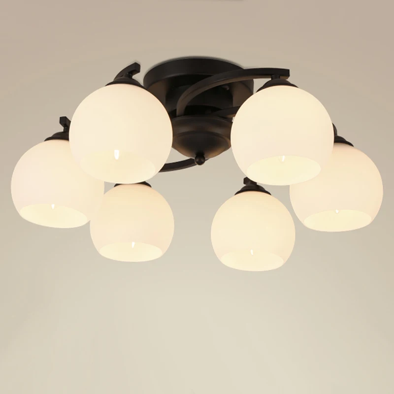 Современный черный хрустальный светильник для гостиной спальни внутреннего