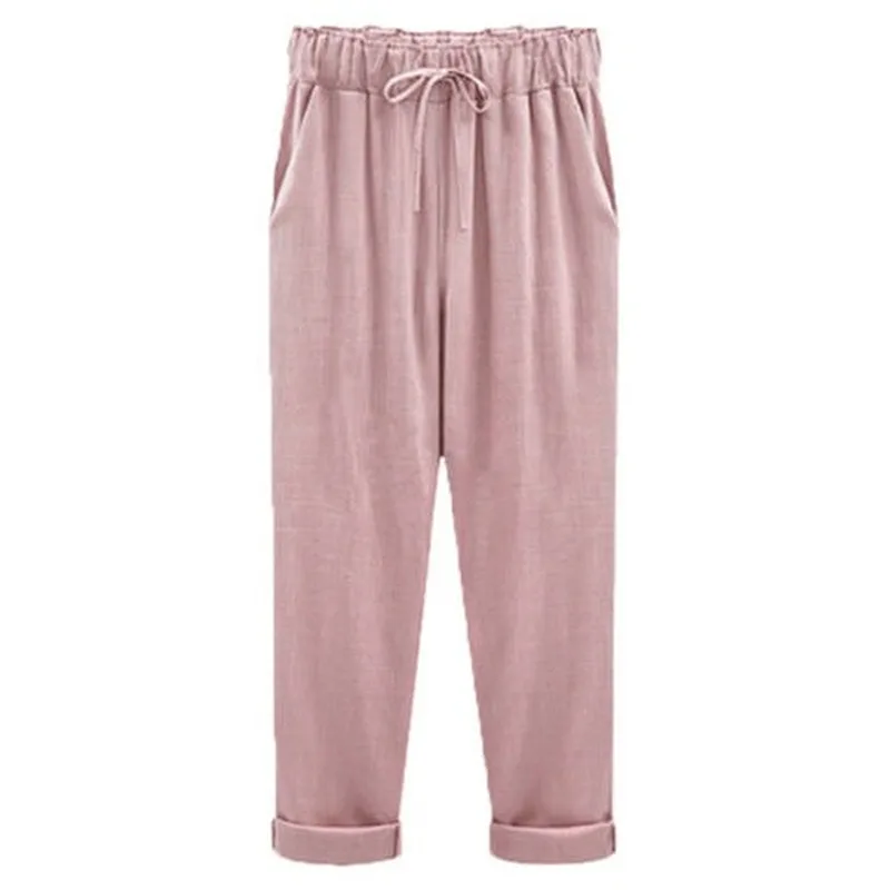 

Women Elastic High Waist Harem Fitness Pants Ladies Loose Long Trouser Plus Size