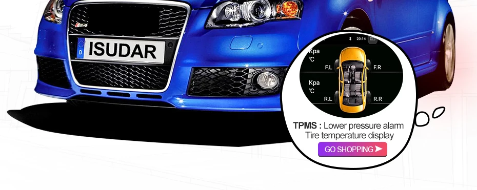 Isudar 2 Din Авто Радио Android 9 для Audi/A4/S4 2002-2008 CANBUS Автомобильный мультимедийный Видео DVD gps Восьмиядерный rom 32G USB DVR DSP