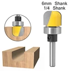 1 шт 6 мм 14 дюйма хвостовик чаша и поднос шаблонный маршрутизатор бит фреза по дереву Деревообработка машина для нарезания канавок инструменты 34 