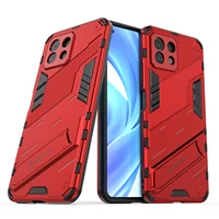 shockproof armor colorful bracket phone case for xiaomi 11 lite pro ultra rugged non slip anti fall stand protector back cover