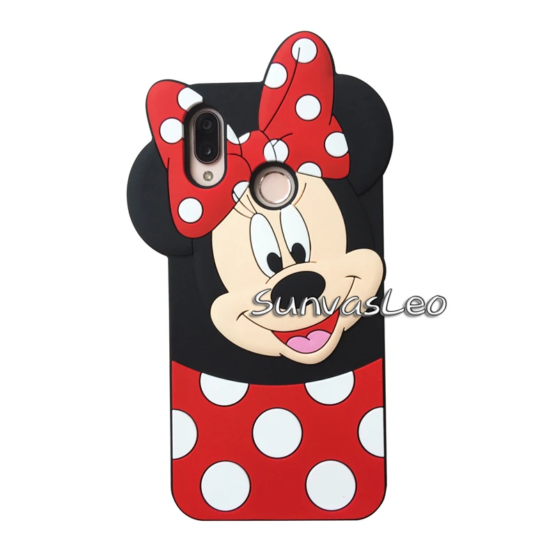 Minnie Mouse Для huawei P20 Lite чехол 3D Мягкий силиконовый чехол для мобильного телефона с единорогом чехол s Fundas Coque Capa протектор - Цвет: Minnie Mouse