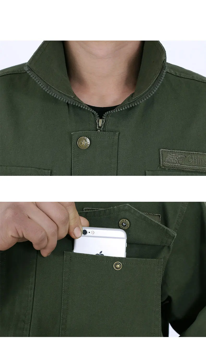 Мужской комплект из 2 предметов износостойкая Спортивная одежда на молнии