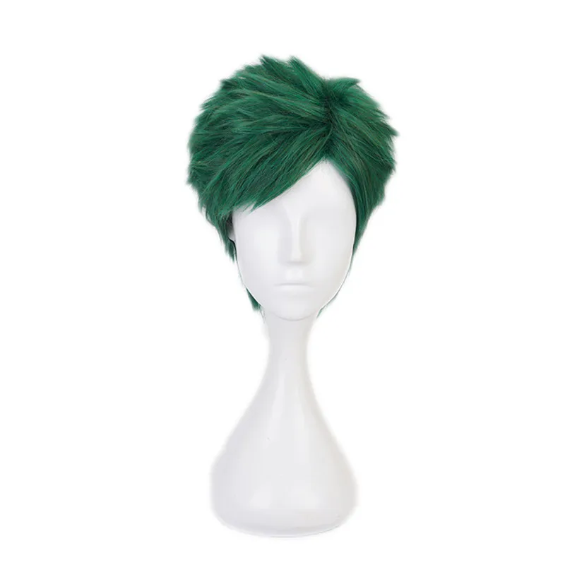 

Twisted Wonderland Trey Clover Green Short Wig Cosplay Costume Heat Resistant Synthetic Hair Men Women Party Wigs