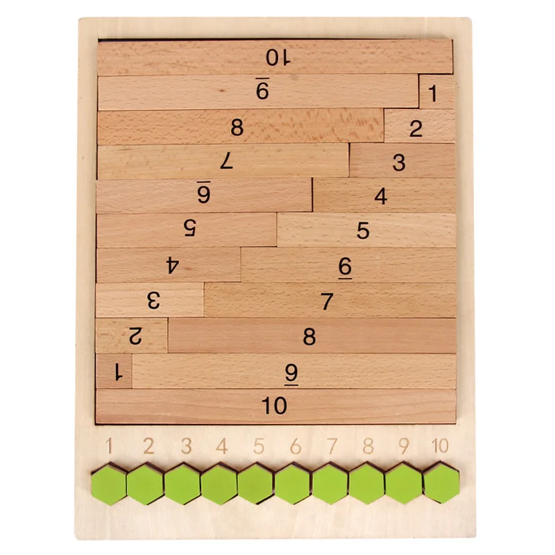 

Montessori Wooden Teaching Aids Montessori Numbers Children's Mathematics Educational Toys Didactic for Children Toddler Toys