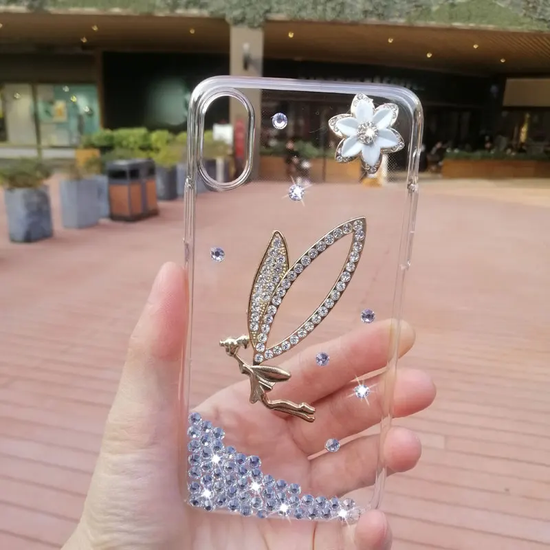 

Shockproof For RedMi Note 8T Case Fashion Glitter Diamond High Quality Acrylic Back Cover For RedMi Note 8T Phone Case 6.3 inch