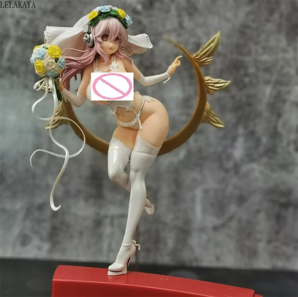 Новое свадебное платье в стиле аниме Super Sonico на 10 ю годовщину 30 см Роскошная