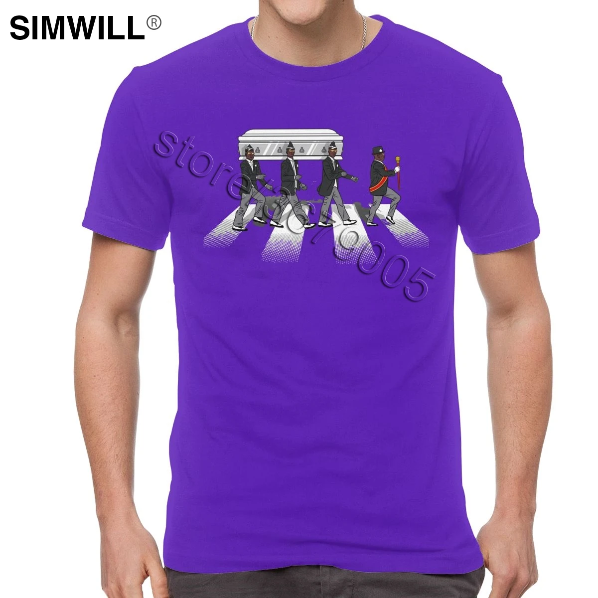 Забавная танцевальная футболка с гроб Мужская хлопковая коротким рукавом 2020