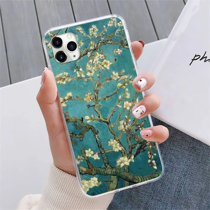 

Capinha para celular Van Gogh Phone Case For iphone 12 5 5s 5c se 6 6s 7 8 plus x xs xr 11 pro max mini