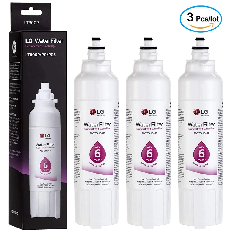

Сменный фильтр для воды в холодильнике LG LT800P (NSF42 и NSF53) ADQ73613401, ADQ73613408 или ADQ75795104