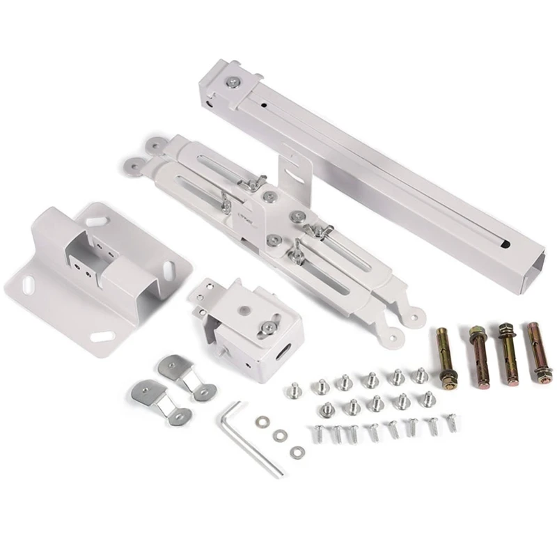 Хит продаж универсальный раздвижной потолочный кронштейн для проектора белого