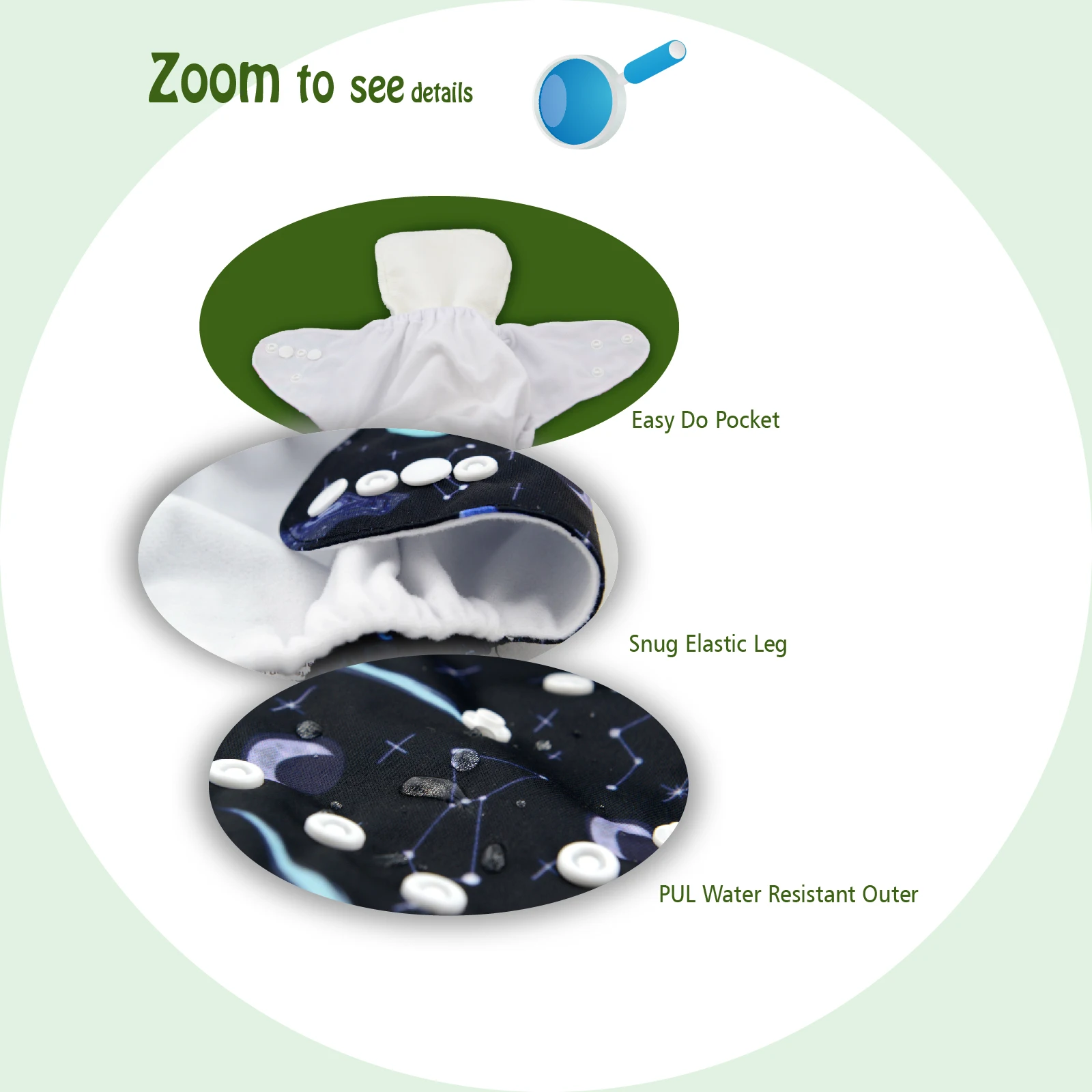 ALVABABY 2021 однотонные водонепроницаемые и дышащие 20 шт. детские тканевые подгузники
